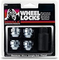 Vista 1 de Gorilla Automotive 78681N Cerraduras de rueda de extremo abierto Acorn (tamaño de rosca de 1/2")