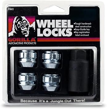 Gorilla Automotive 78681N Acorn Open End Wheel Locks 1/2" Thread Size