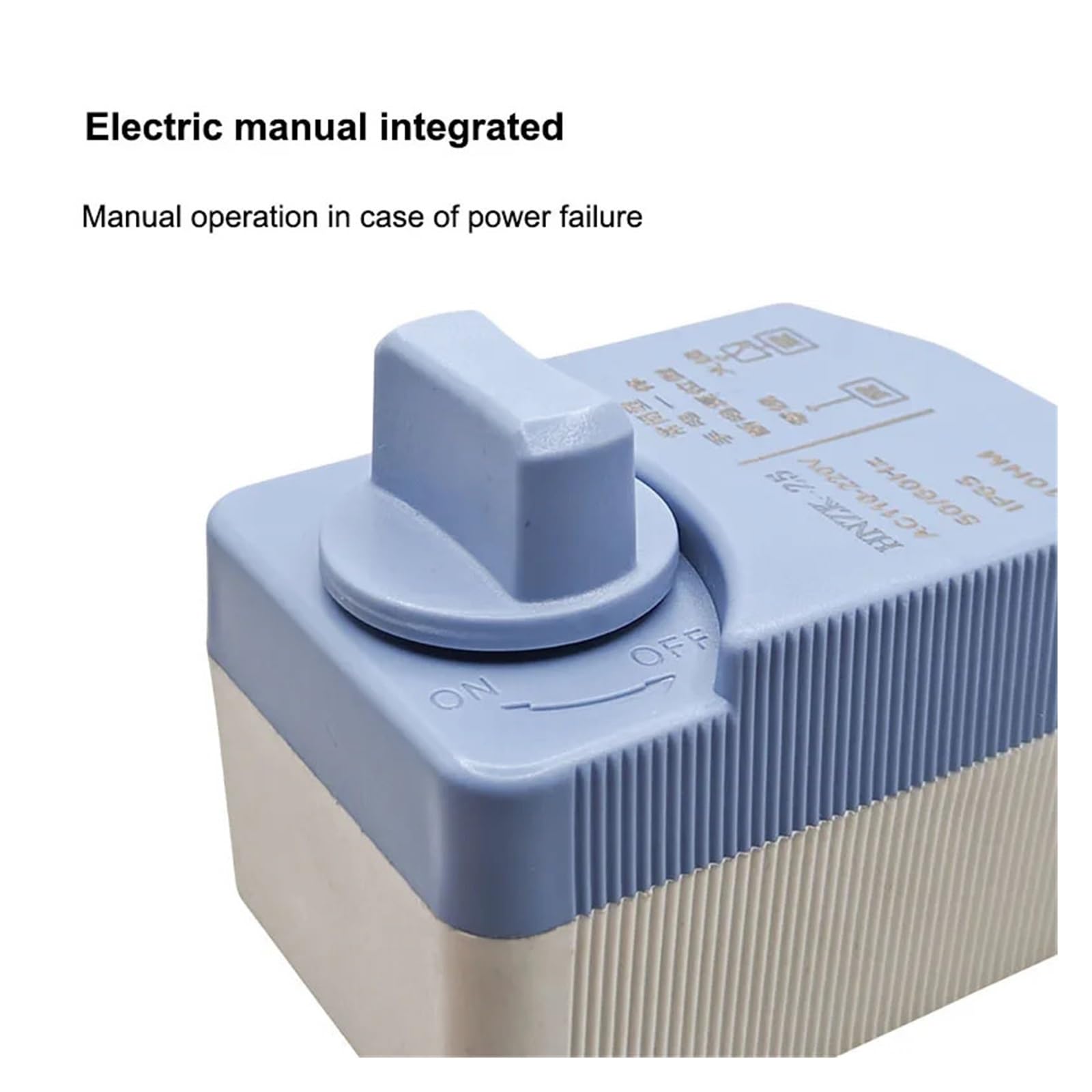 Valvola a sfera elettrica a 2 vie in ottone, grado di impermeabilità IP65, motorizzata con funzione di interruttore manuale, AC/DC 12V/24V/220V(DN25,12VDC_CR02)
