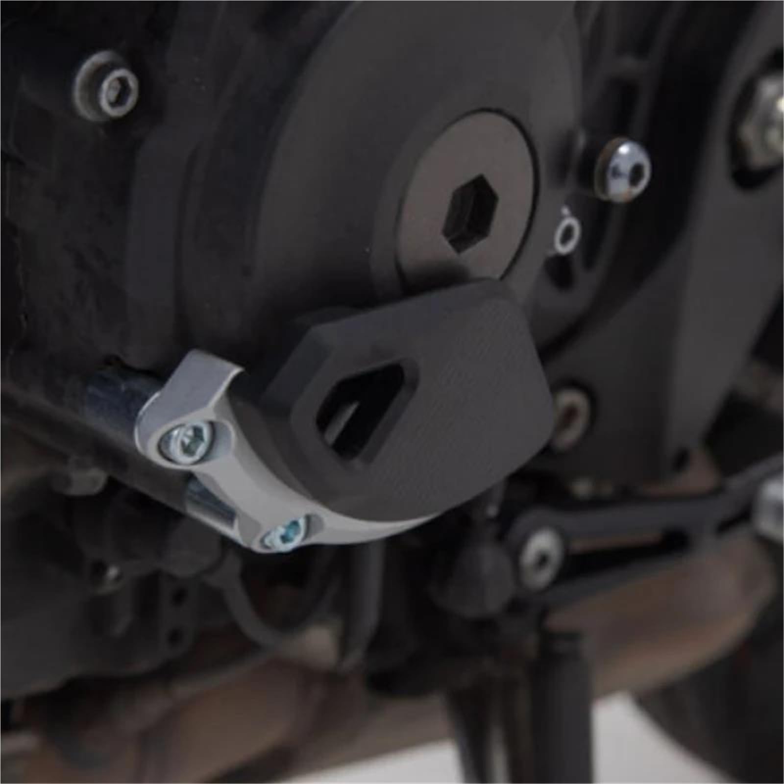 Paratelaio Crash Tamponi Paratelaio Per Moto, Protezione Motore, Paratelaio, Protezione Motore, Protezione Anticaduta Per Yamaha MT-10 SP MT10 MT 10 2016-2021 Protezione Telaio(Nero)