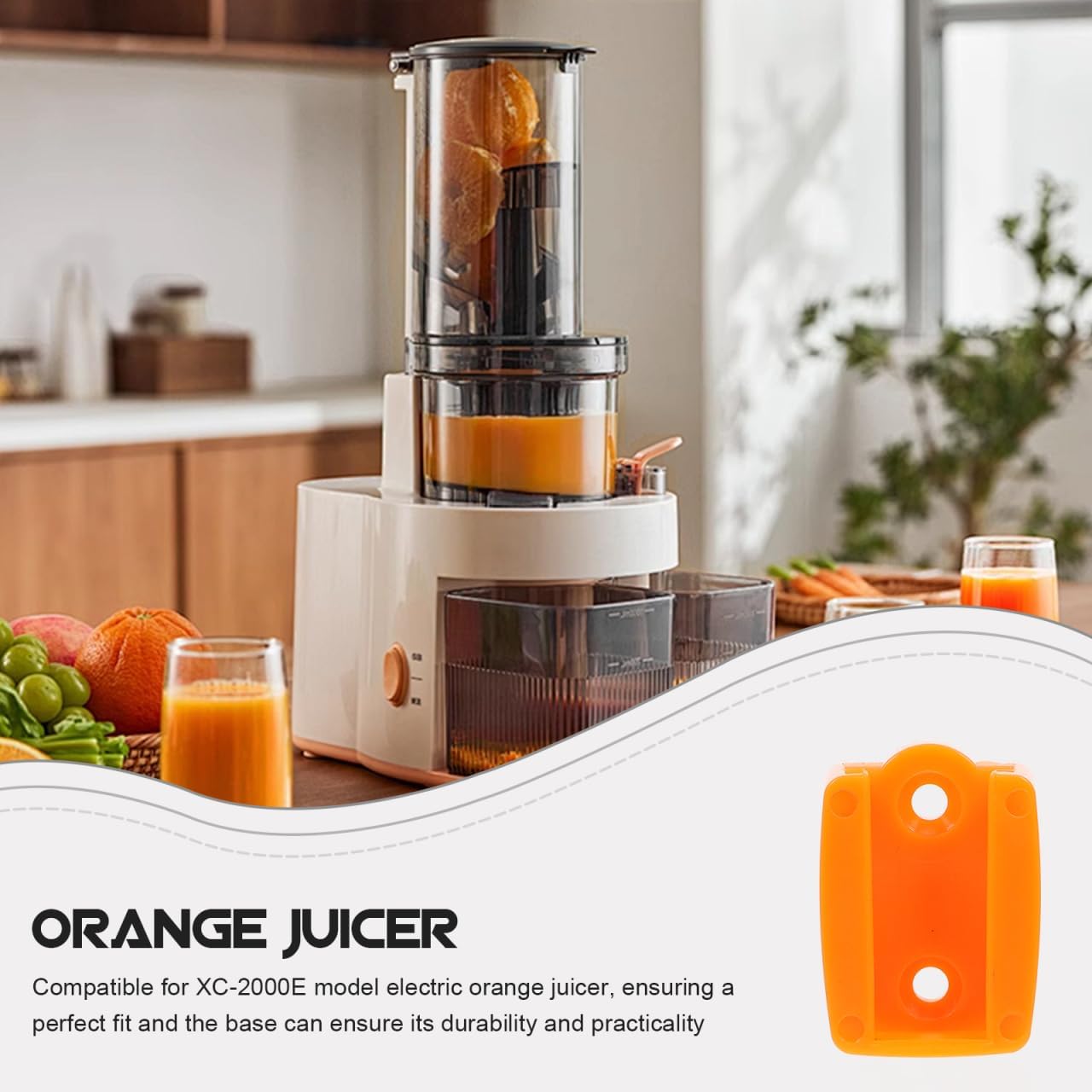 4pcs Electric Orange Juicer Peeler Holder Base Fixing Rack for Citrus Peeling Machine Compact and Easy to Clean Home Accessory