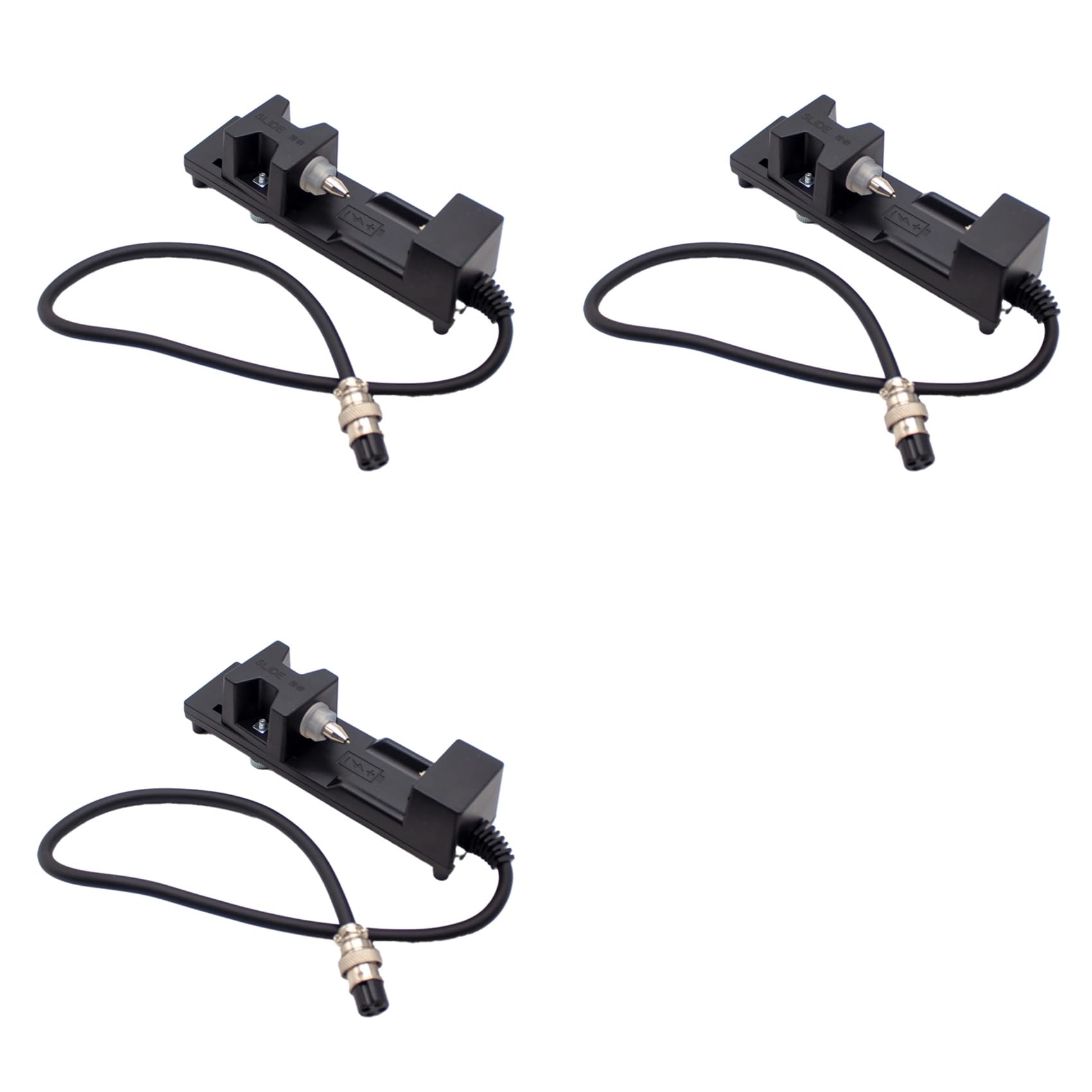 Jnchdghwa As Shown 3X 18650 26650 21700 Lithium Battery Four-Wire Internal Resistance Meter Test Bracket Battery Fixture Clamp Holder