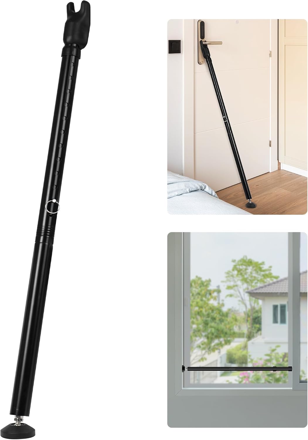 JSungo 2in1 Sliding Door Security Bar, Upgrade Door