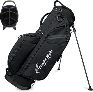 Breaks Right Golf Stand Bag for Men & Women, Lightweight 7-Way Divider