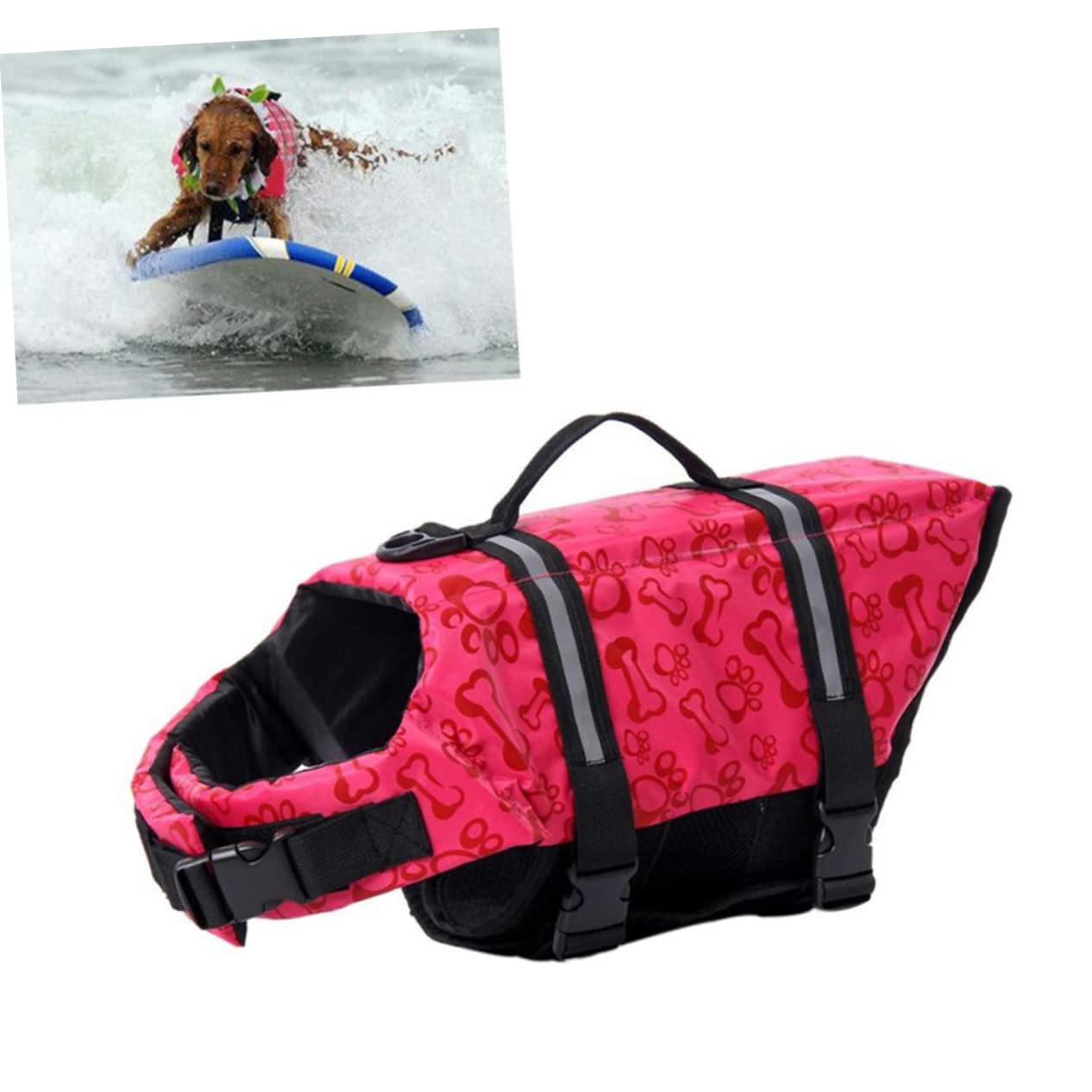 SUPVOX Dog High Flotation Pet Vest for Large Dogs Size l Comfortable Breathable