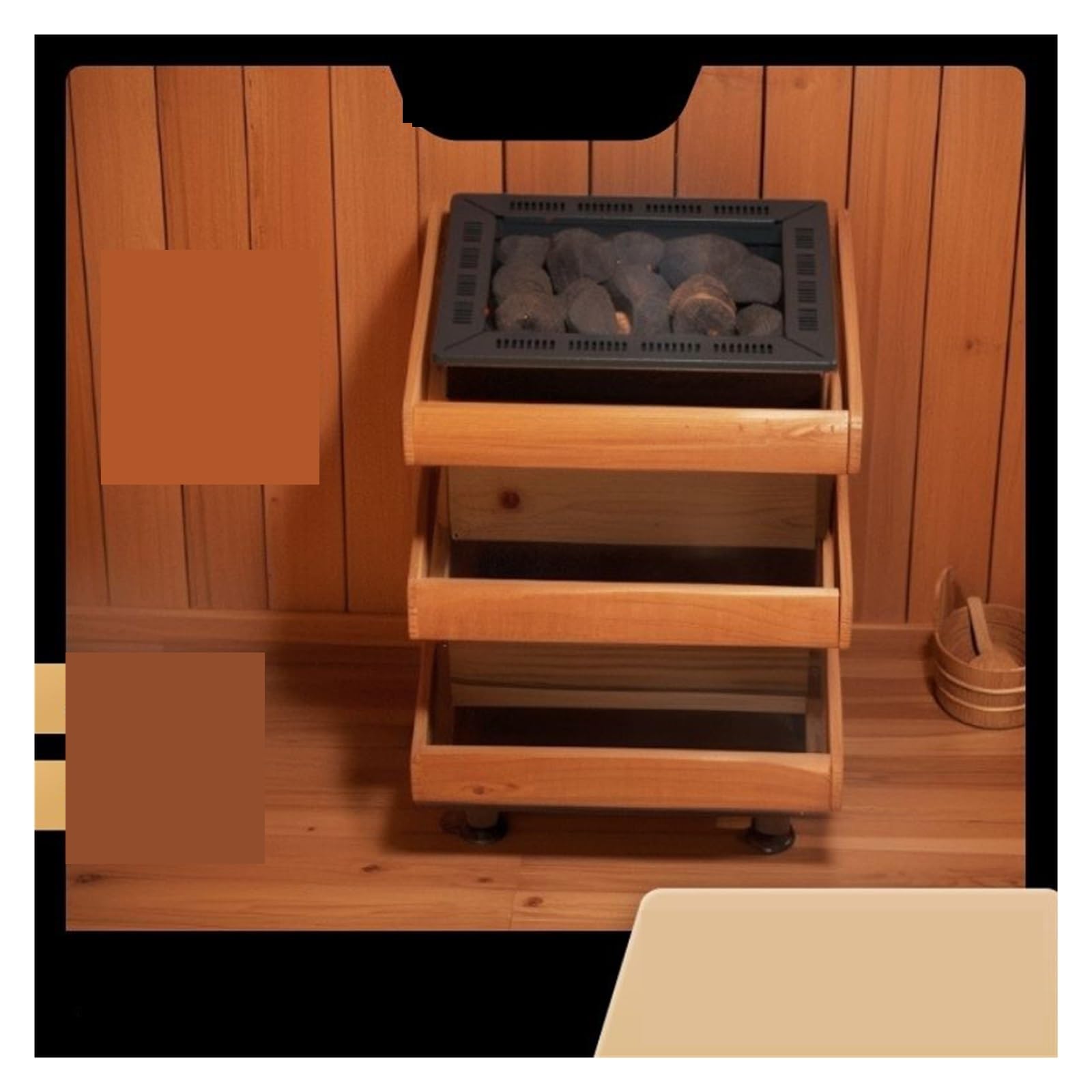 Poêle de Sauna électrique, contrôle de température Externe Domestique, poêle à Vapeur sèche, Sauna, hammam(22/9K)