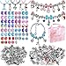 150 Pieces Charm Bracelet Making Kit Ranekie Charm Bracelets Jewelry Making Kit With Beads Bracelets Charms Necklace DIY Crafts Gifts Set for Teen Girls Kids Age 5-12