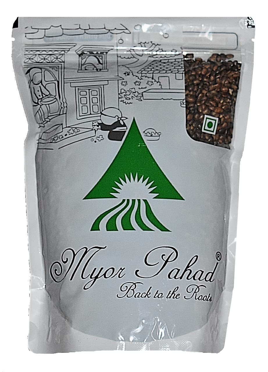 Myor Pahad's Himalayan Ghehat Dal ( Horse Gram / Kulthi / Gahat / Gehat / Ghaut) 480 Grams Stand Up Zipper Pouch 100% Naturally Sourced from Uttaranchal / Uttarakhand