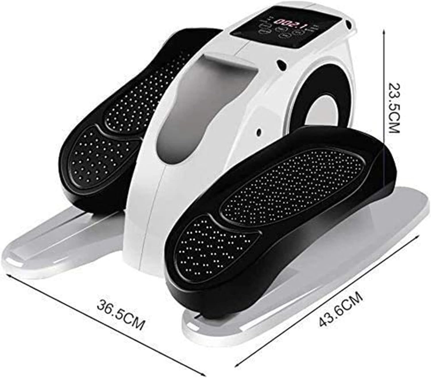 Elektrischer Pedaltrainer für Arme und Beine, Mini-Heimtrainer mit LCD-Display und 5-Gang-Steuerung, ideal für Zuhause und Büro