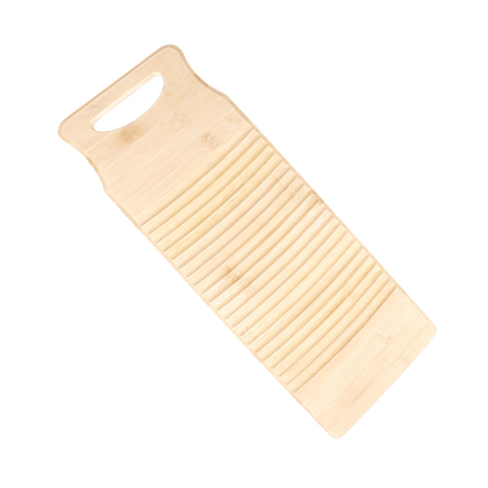 ULDIGI Bamboo Laundry Washboard Hole for Hanging Thickened Scrubbing Board Hand Washing Laundry Tool 50cm