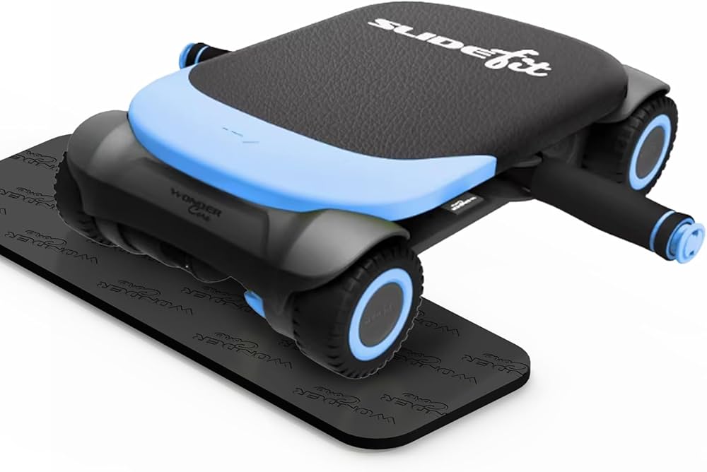 Amazon.co.jp: 【公式】ワンダーコア 腹筋ローラー 4輪 アシスト機能