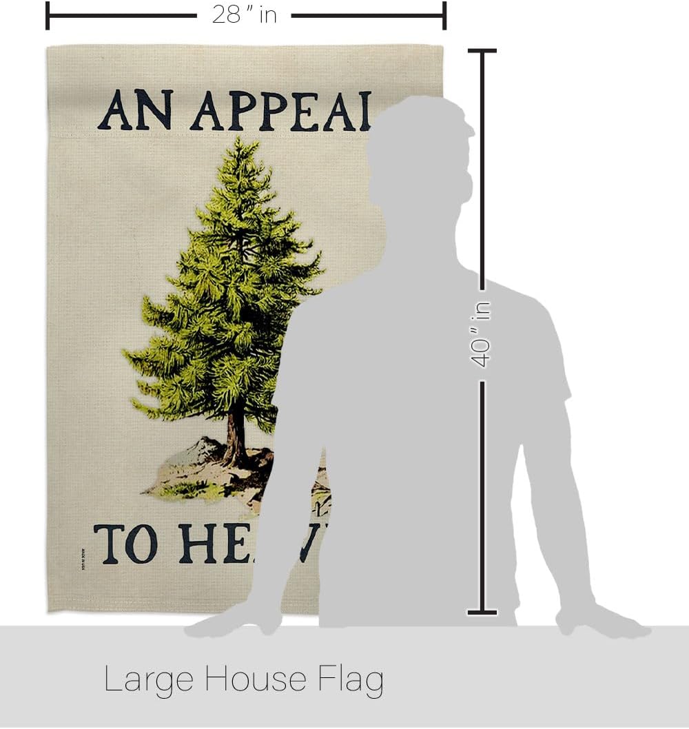 an Appeal to Heaven Garden House Flag Washington's Cruisers Vintage Poster Door Decor Gadsden Liberty Pine Tree Yard Sign Historical Revolution Colonial Banner Gifts Patriotic Decorations Made in USA