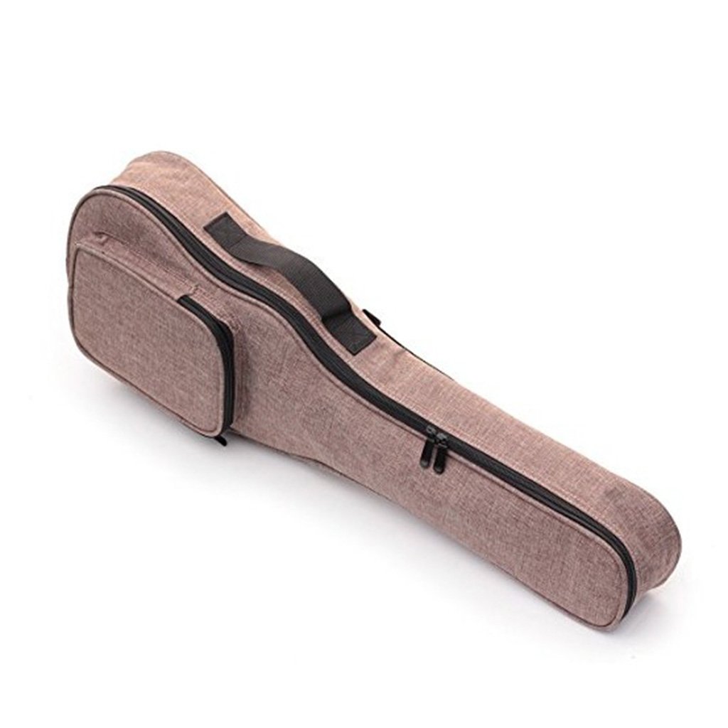 Nylonowa torba do przechowywania ukulele plecak pudełko 21 cali, 2 zestaw (szary), 21In