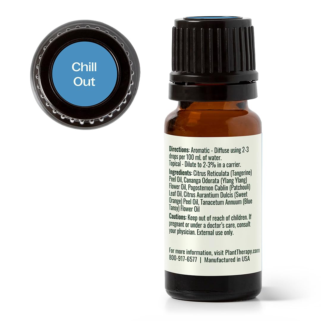 Plant Therapy Chill Out Essential Oil Blend (Formally Let It Go), 10 mL (1/3 oz), for Stress & Calming Relief, 100% Pure, Undiluted, Great for Essential Oil Diffusers - Image 9