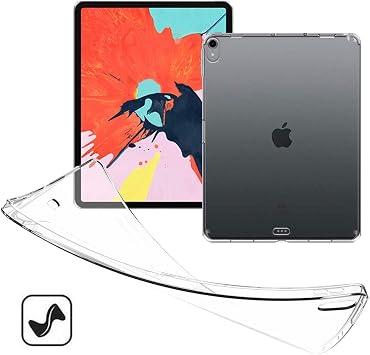 Microsonic Apple iPad Pro 11'' 2018 (A1980-A2013-A1934-A1979) için Kılıf Transparent Soft Beyaz [iPad Pro 11 ile Uyumlu Kılıf - Beyaz]