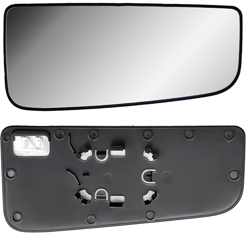 Vidro inferior convexo aquecido do retrovisor direito LONGLING para Ford F-150, F-250, F-350, F-450 e F-550 2015 a 2024 – 1 unidade