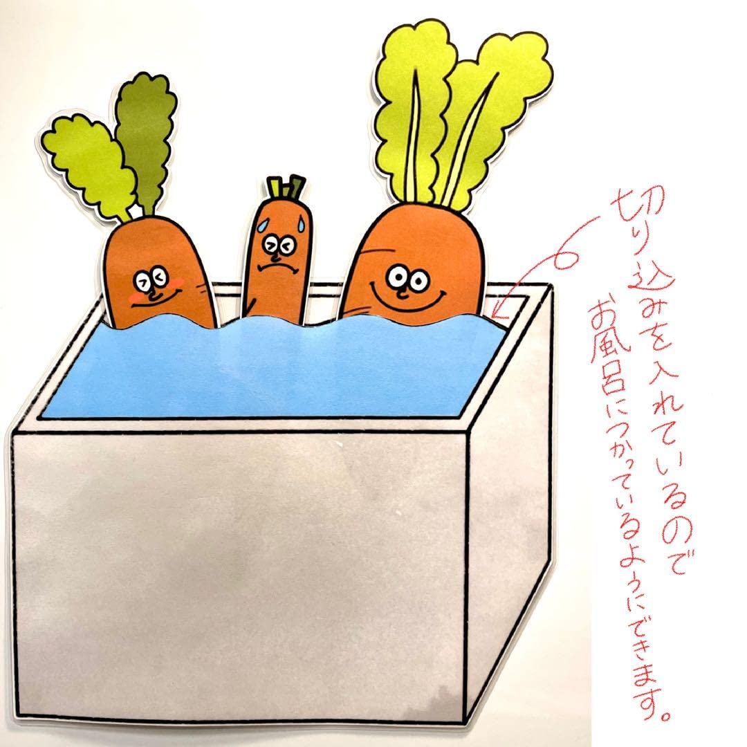 Amazon.co.jp: にんじんさんがあかいわけ マグネットシアター