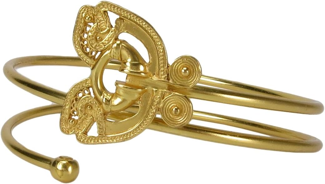 Across The Puddle, 24K Gold Plated Pre-Columbian Bracelets - Museum Quality Precolumbian Goldwork Reproductions from Colombia Pre-Hispanic Cultures