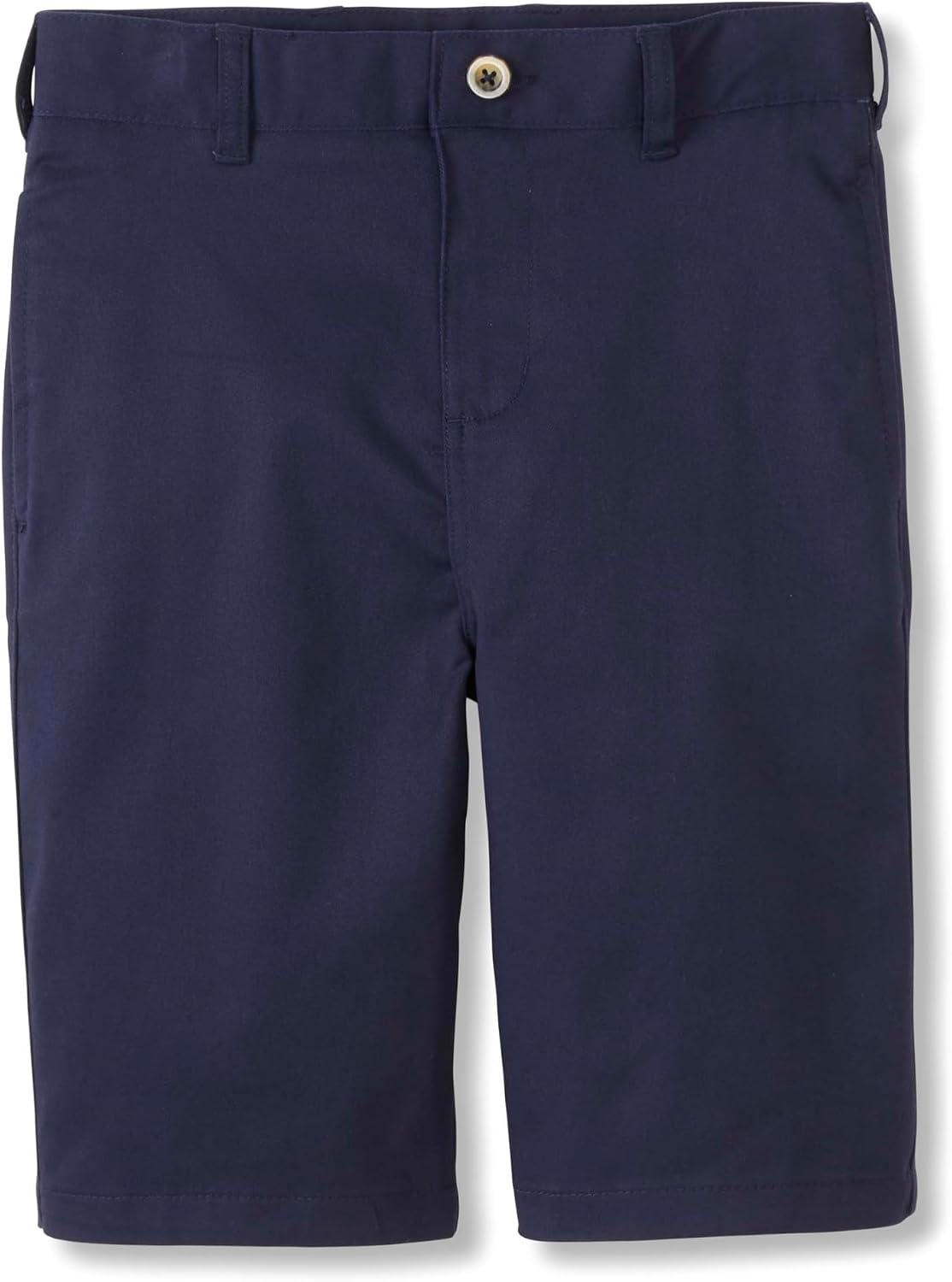French Toast Men's Flat Front Stretch Twill Short