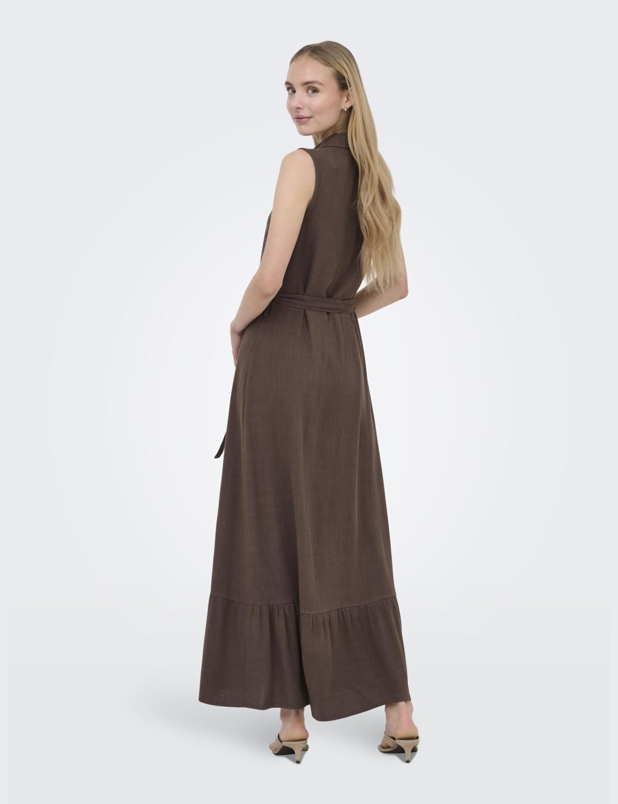 ONLY Female Kleid ONLSIESTA Leinen Langes Kleid | Dress