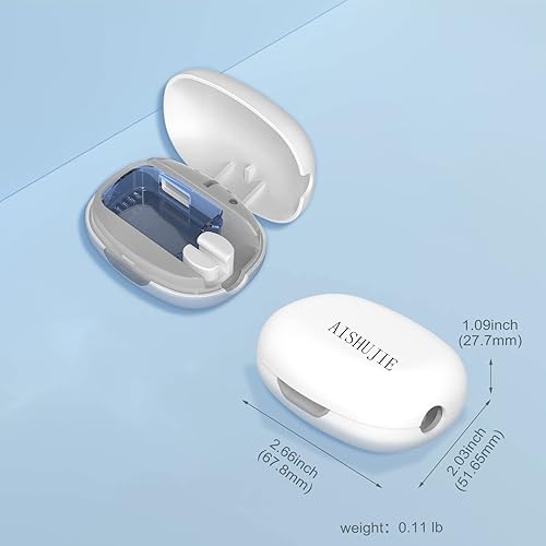 Miniatura 8 de AISHUJIE Estuche para cepillos de dientes, mini estuche para cepillos de dientes con función de limpieza, esterilizador portátil, se adapta a la
