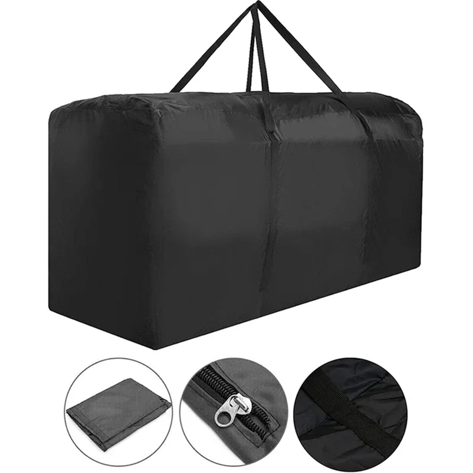 Borsa da Giardino per Cuscini Grande borsa portaoggetti impermeabile con cuscino, for mobili da giardino, for esterni maniglia(173x76x51CM)