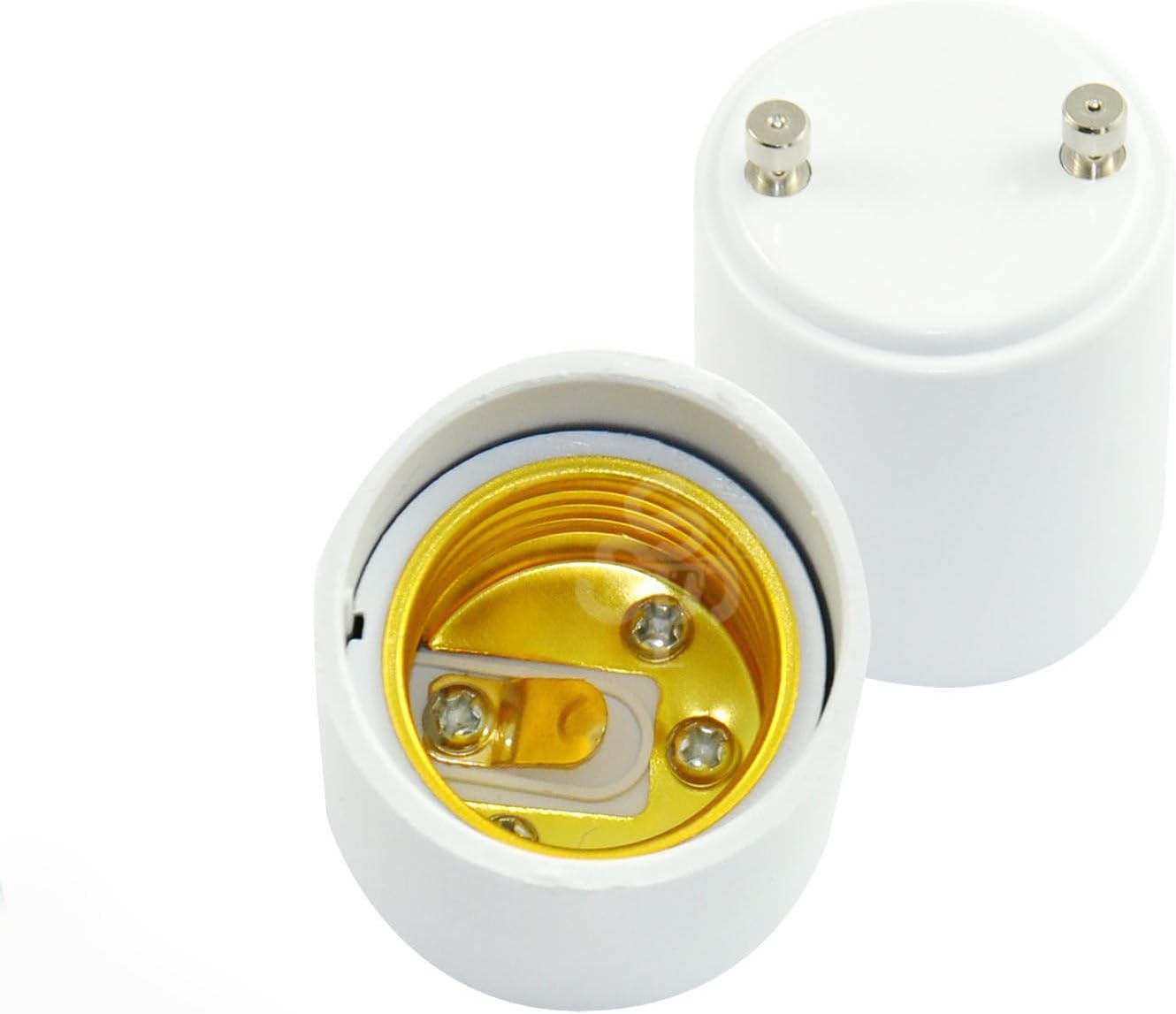 4 Pack GU24 to E26 E27 Adapter Converts Bulb Holder Socket