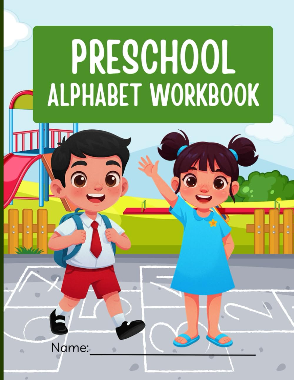 PRESCHOOL ALPHABET WORKBOOK (English): Tracing book for kids , ( Preschool , Early Learning Age (2-5)