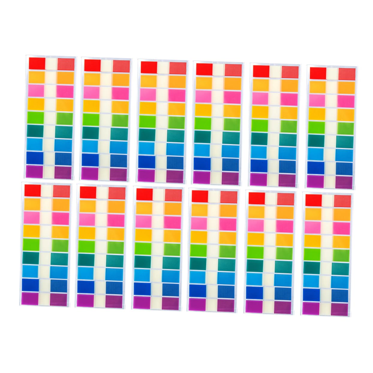 4 Set Di Graziose Bandiere Fluorescenti Traslucide Linguette Adesive Per Indice Di Pagina Linguette Adesive Per Indicizzazione Di Libri Etichette Annotazioni 900 Pezzi*4