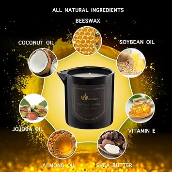 MELONY Massage Candle, Classic Vanilla, 230 g / 8.1 oz