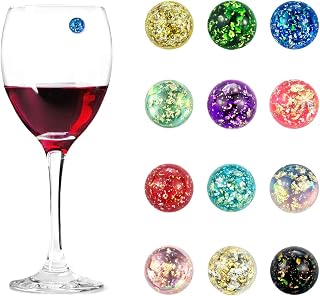 Magnetic Wine Glass Charms, Drink Markers for Glasses