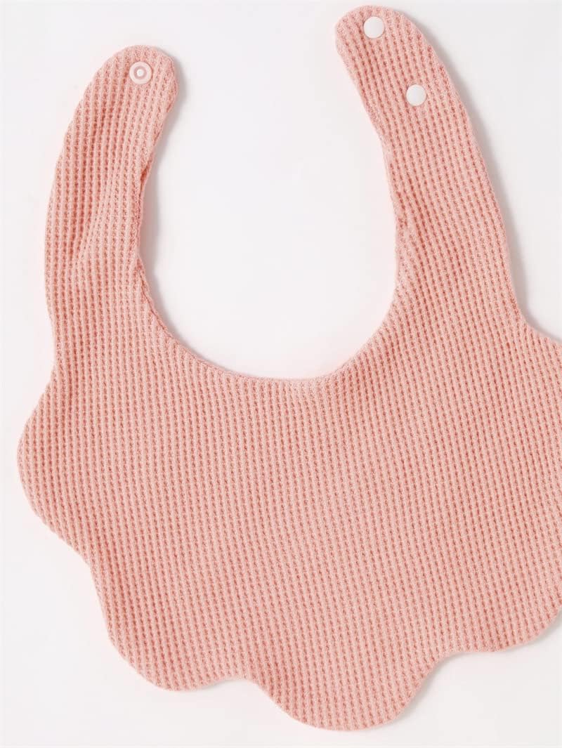 Bestgift Cotton saliva towel baby petal bib 360 degree rotation newborn bib lovely solid color in summer