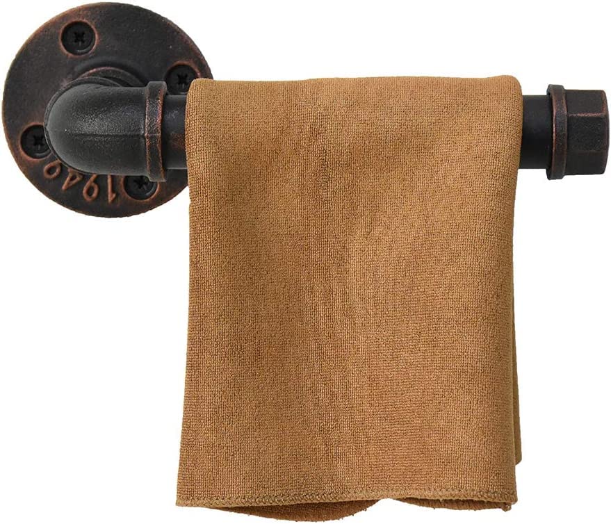 Porta Rotolo Per Carta Igienica In Stile Industriale, Ferro Malleabile, Fai Da Te, Vintage, Bronzo Rosso