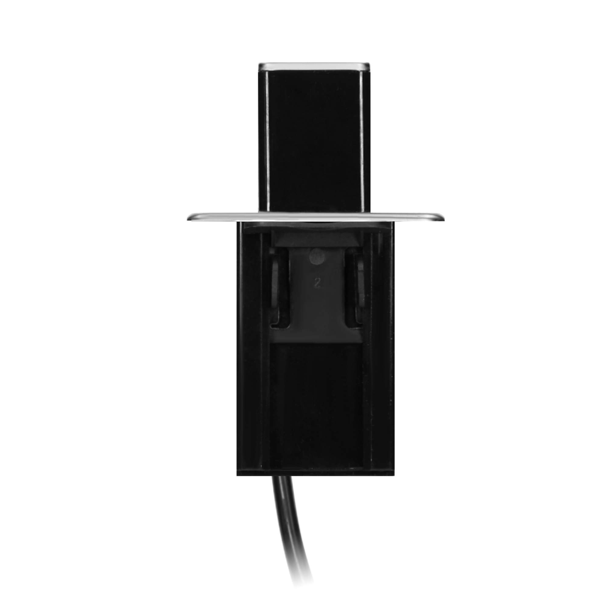 ORNO Regletas Enchufes Enchufe con USB Elegante Carcasa con Panel INOX De Acero Inoxidable con Tres Enchufes F con Conexión A Tierra Y 2 Entradas USB (3 Tomas de Corriente)