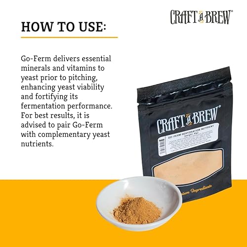 Miniatura 10 de Craft A Brew - Fermaid O - Nutrientes para levadura de vino - Fuente de nitrógeno más natural - Elaboración de vinos en casa - Promueve