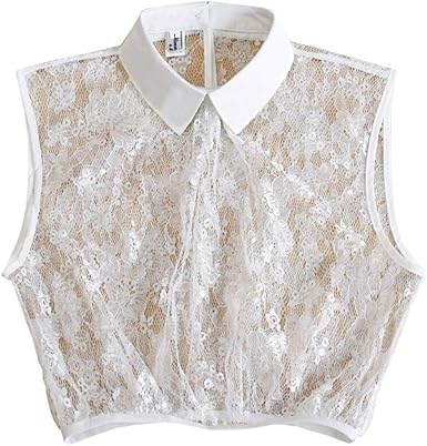 Falso cuello camisa mujer Clearance