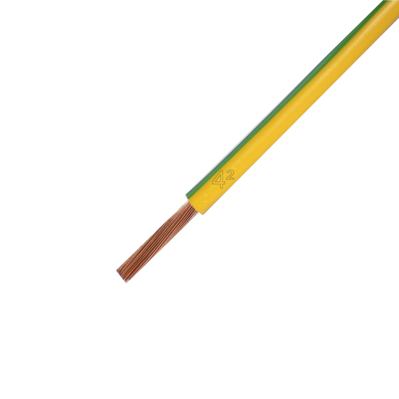 Câble Toron H07V-K 1 x 4 mm² Vert LAPP 4520003 fil électrique souple tableau