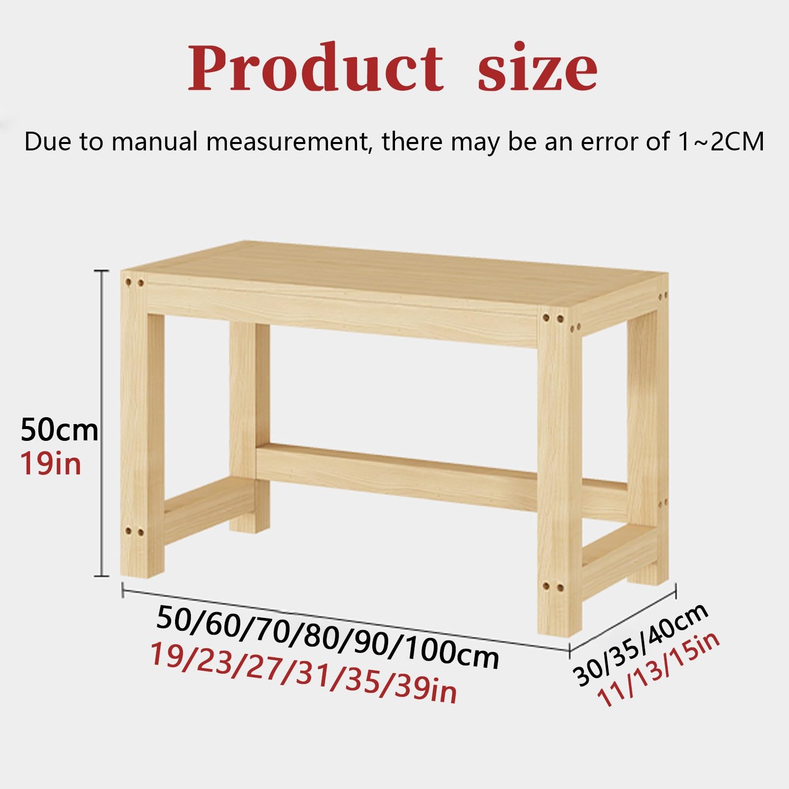 Supporto per acquario in legno massello, in pino naturale, per terrari e rettili, base resistente, facile da montare, salvaspazio, per casa e ufficio