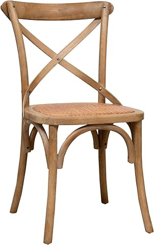 Biscottini Silla de Cocina de Madera 86 x 42 x 46 cm | Sillas de Cocina Madera Vintage | Sillas de Comedor y Jardín