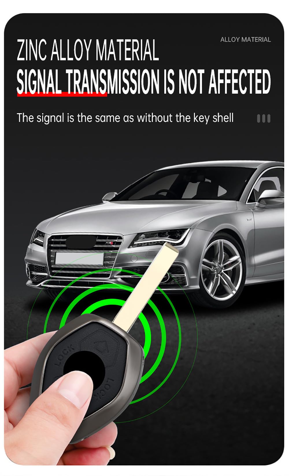 HIBEYO Coque De Clé Compatible Avec BMW EWS E38 E39 E46 X3 X5