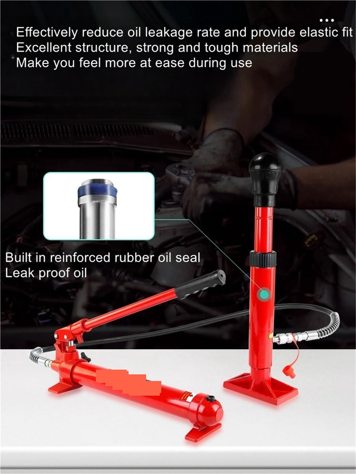 EDEDE Cric per Auto, 4T Separate Hydraulic Jack Dent Shaping Tool Sheet Metal Repair Hydraulic Separate Jack