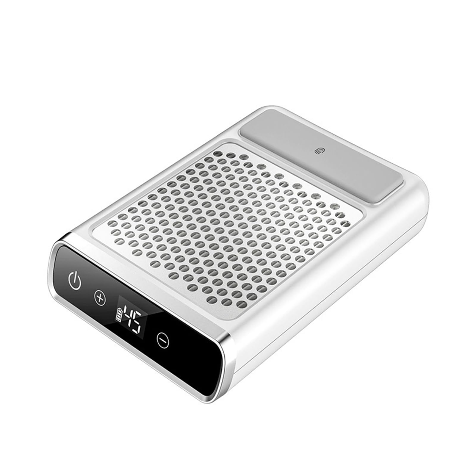 Extractor de polvo de Uñas Profesional Extractor de polvo para Uñas Colector de polvo de ventilación de uñas 80 W de funcionamiento continuo durante 3 horas con filtro extraíble