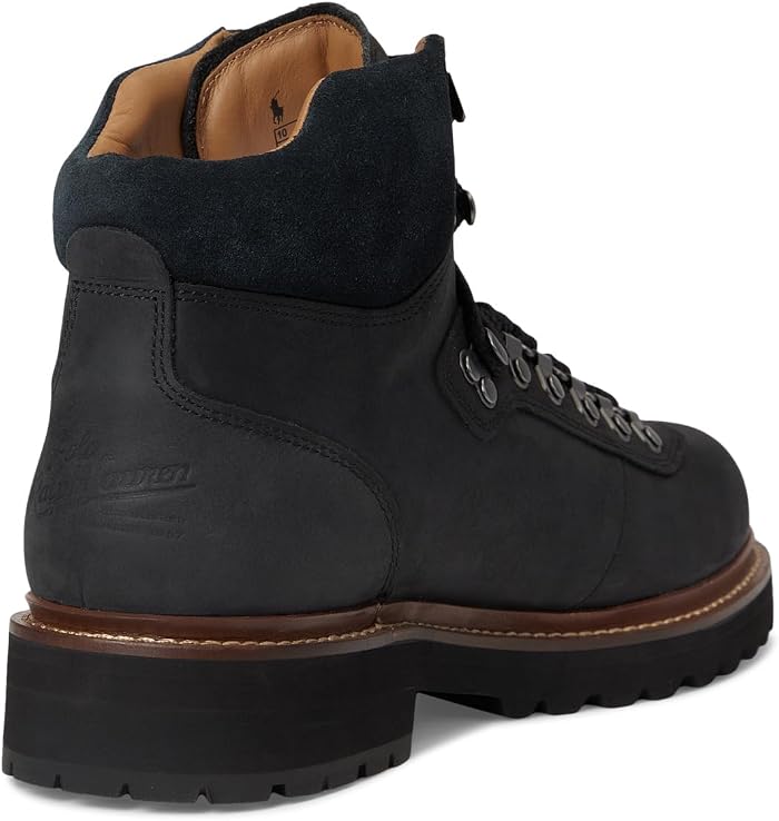 Мужские ботинки Polo Ralph Lauren Alpine Leather Trail, цвет: Чёрный — фото 5