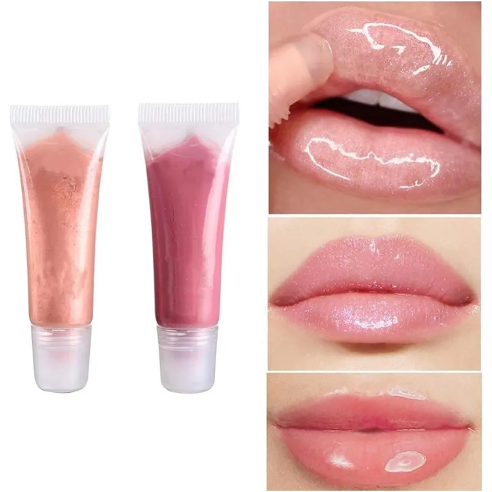 Contenitori per balsamo per le labbra, 60 pezzi, 5/10 ml, mini tubetti vuoti per balsamo per le labbra, contenitori per balsamo per le labbra, contenitori per balsamo per le labbra
