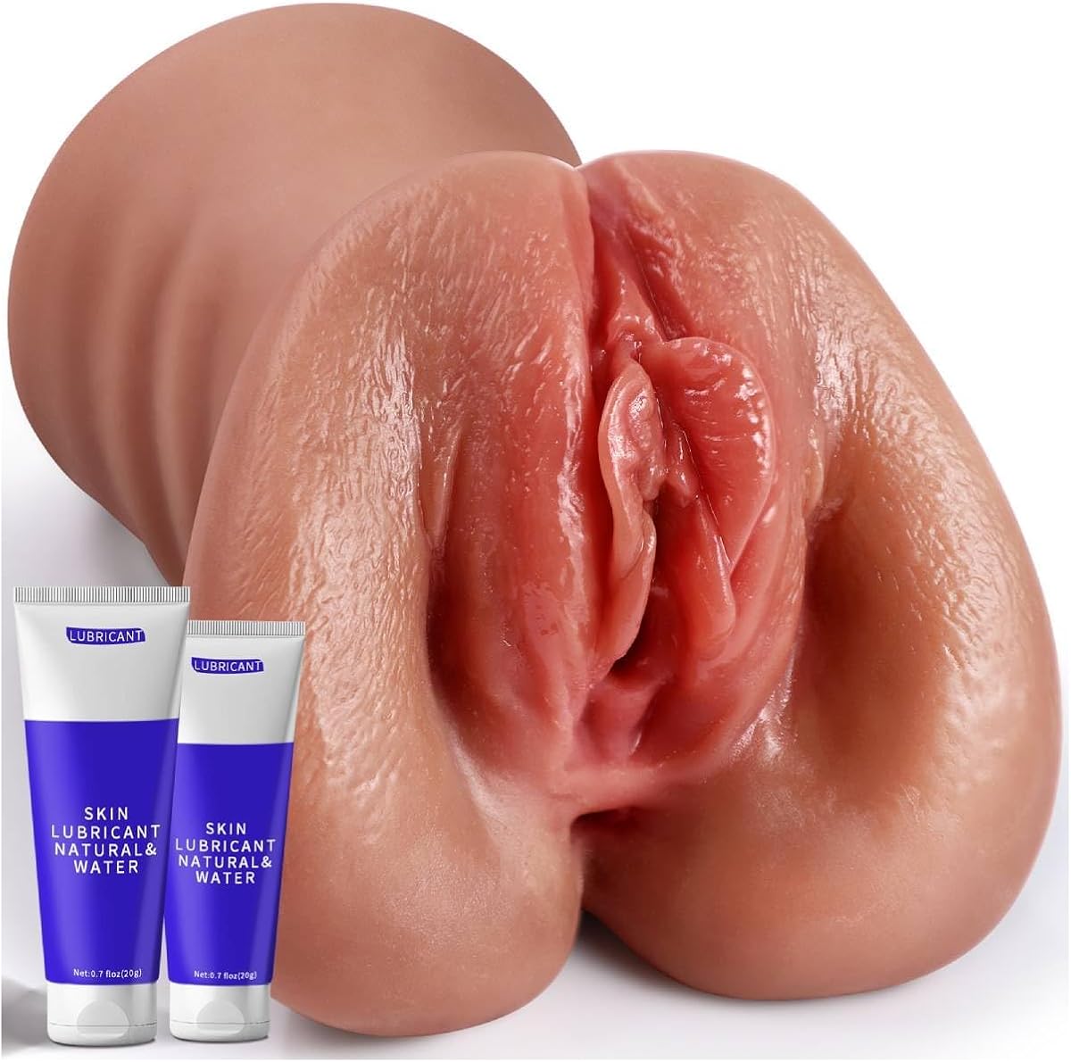 Kismloit Male Sex Toys Masturbator – 3 Entrance Realistic Extended Canal & Larger Build for Fuller Insertion, Pocket Pussy Soft Premium Silicone Adult Toys Sex Toys for Men Male Masterubaters 12