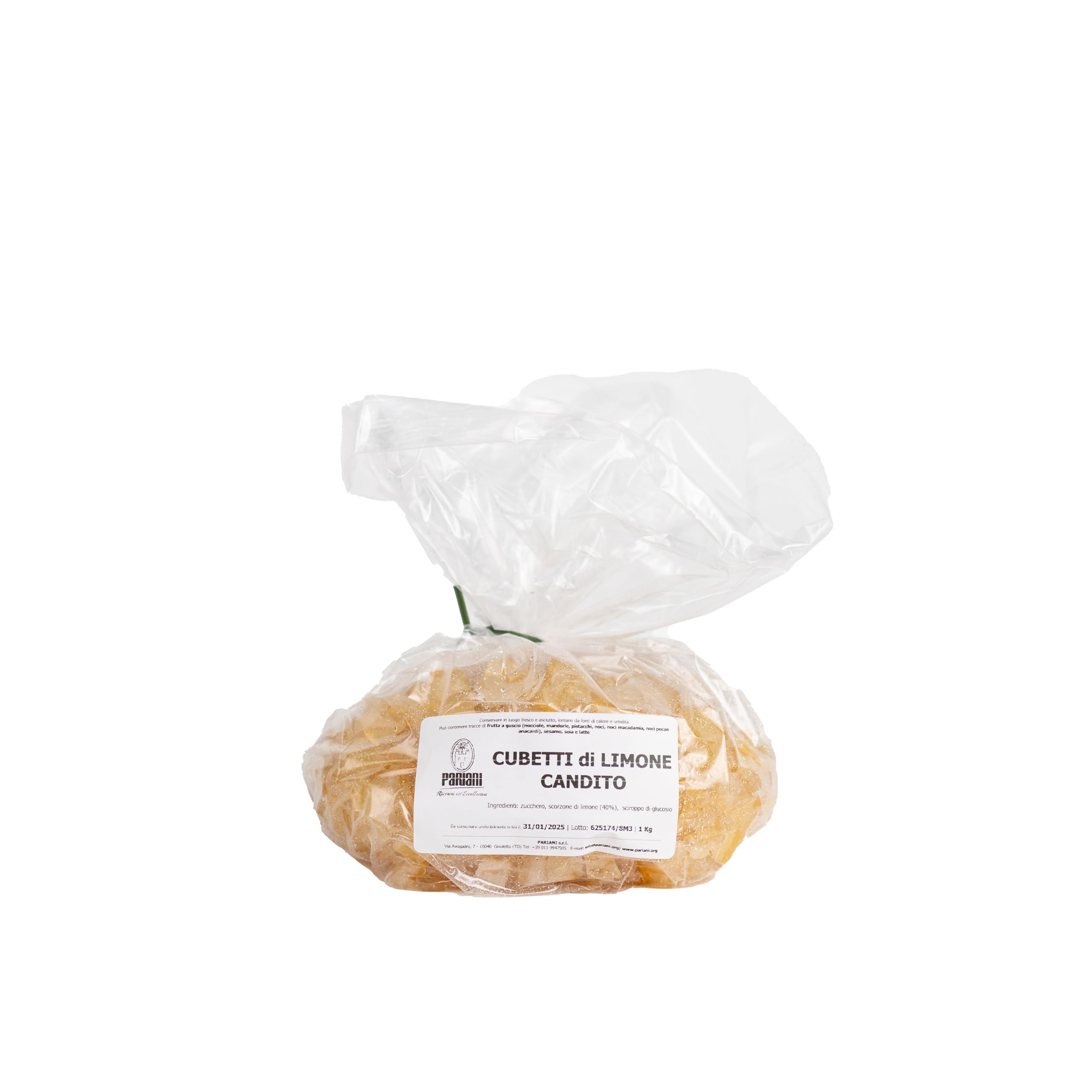 Pariani - cubetti di limone candito, 1kg single