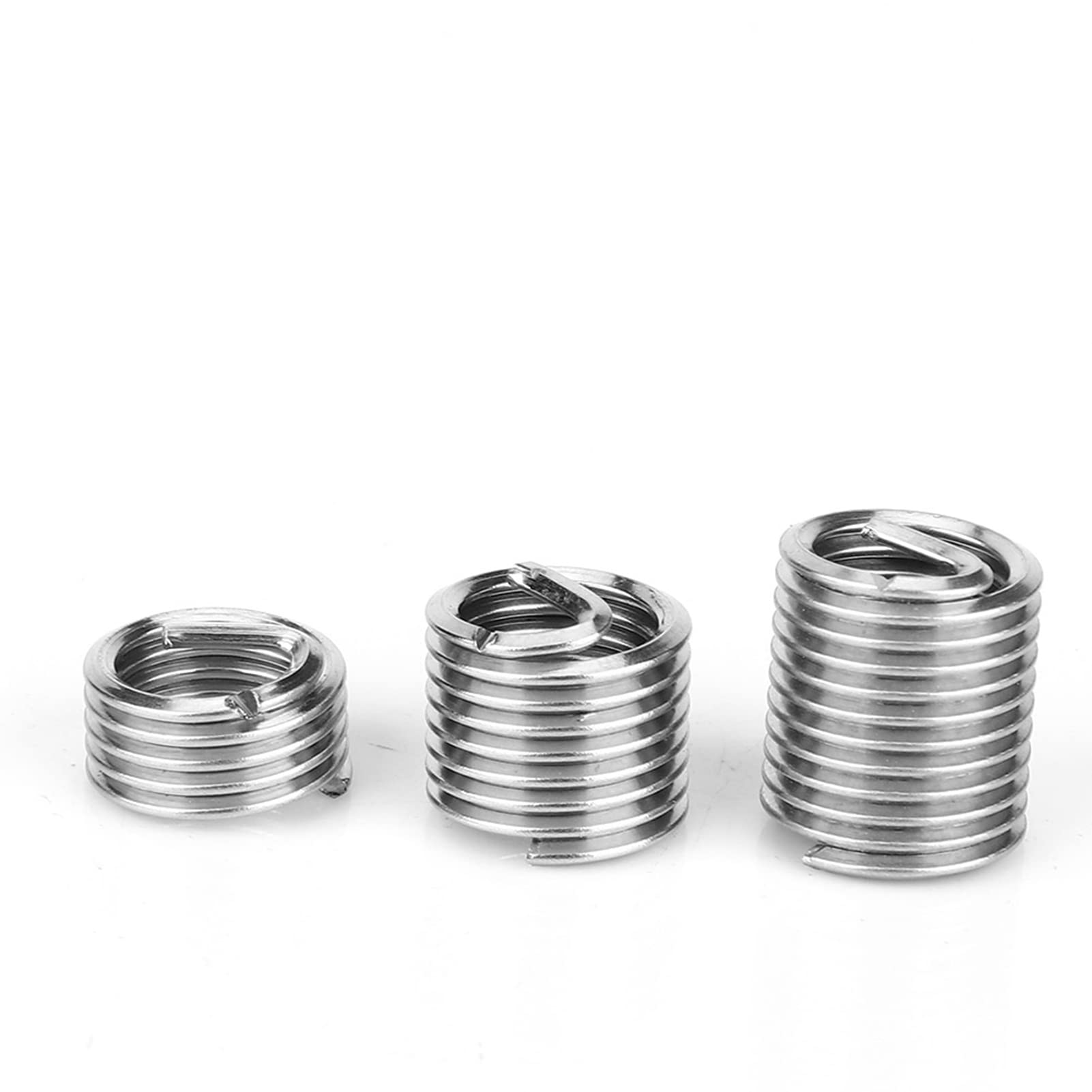 Helicoil Thread Repair Kit, Heli Coil Thread Repair Kits Rethreading Tool Kit M10 X 1.25 Thread Repair Insert Kit 12PCS Screw Sleeve 1D 1.5D 2D for Damaged Thread & Auto