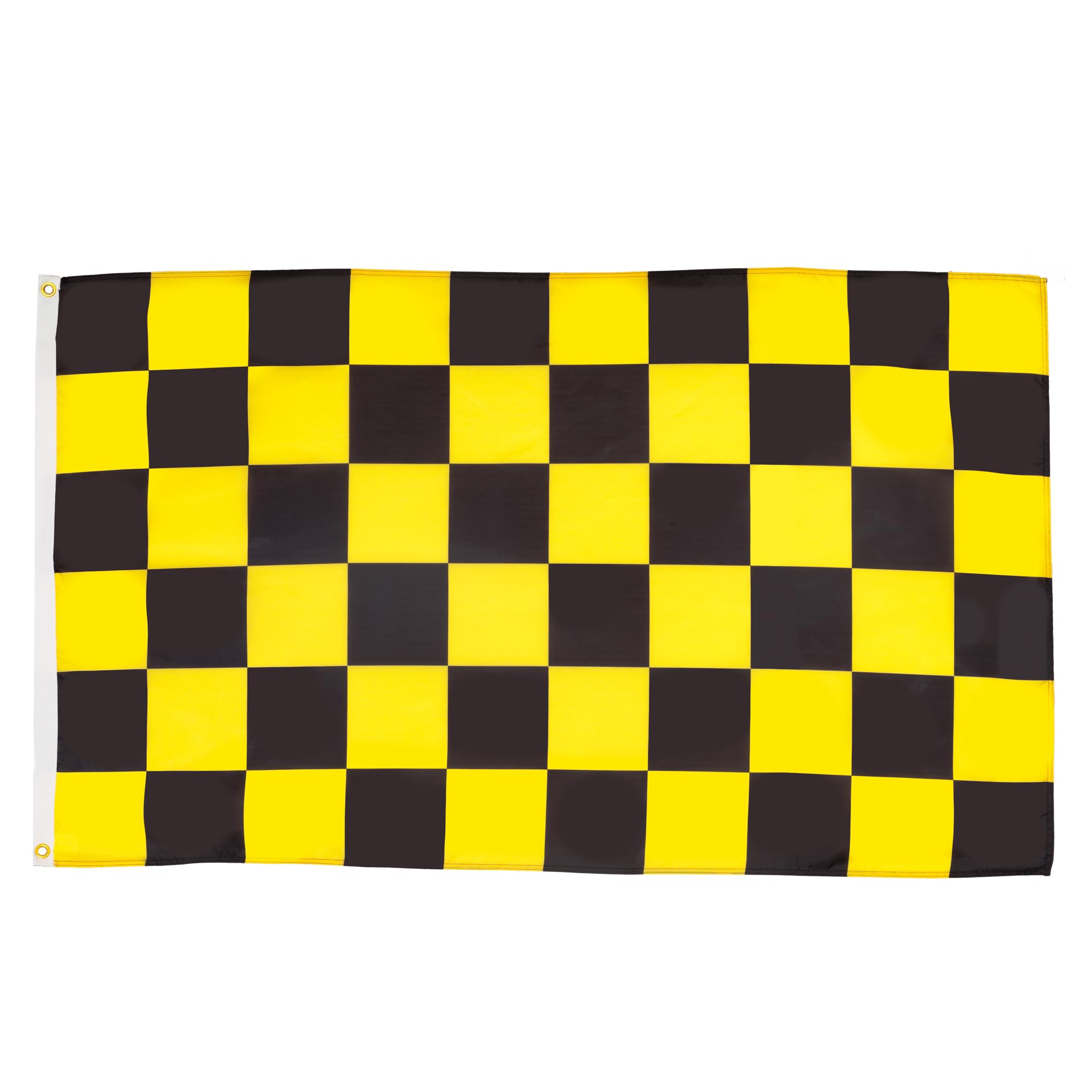 AZ FLAG - Black And Yellow Check Flag - 3x5 Ft - 100D Polyester Checkered Racing Banner with Two Metal Grommets - Fade Resistant - Vivid Colors - 3' x 5' Feet - 150x90 Cm