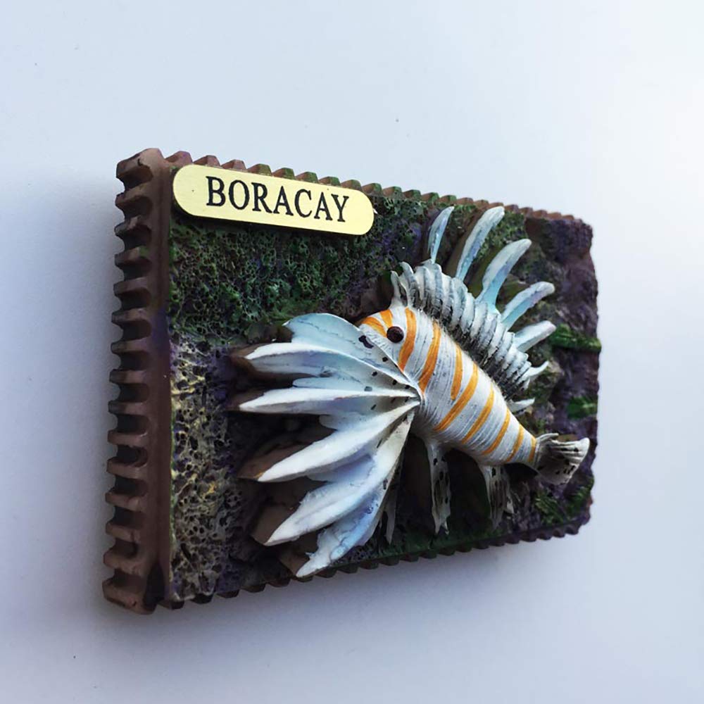 Boracay Filippine, magnete per frigorifero 3D, in resina, regalo