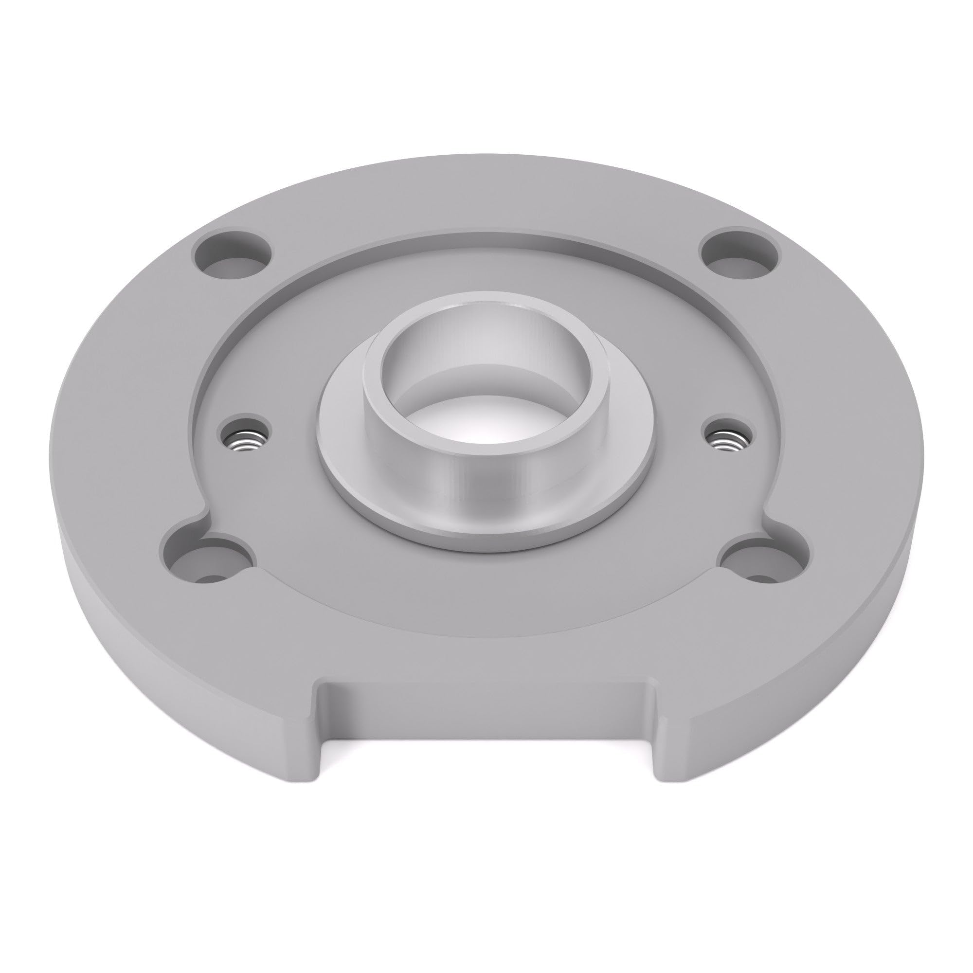 plaque de base/plaque adaptatrice pour bagues de copiage compatible avec Makita DRT50 | semelle de glissement compatible avec affleureuses Makita